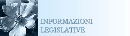 informazioni legislative